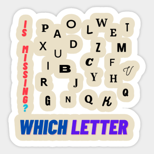 ABCD A TO Z Sticker